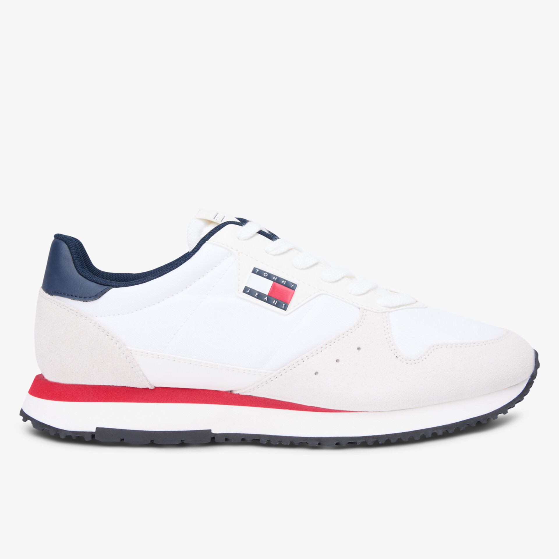 TOMMY JEANS Herren Sneaker Low weiß