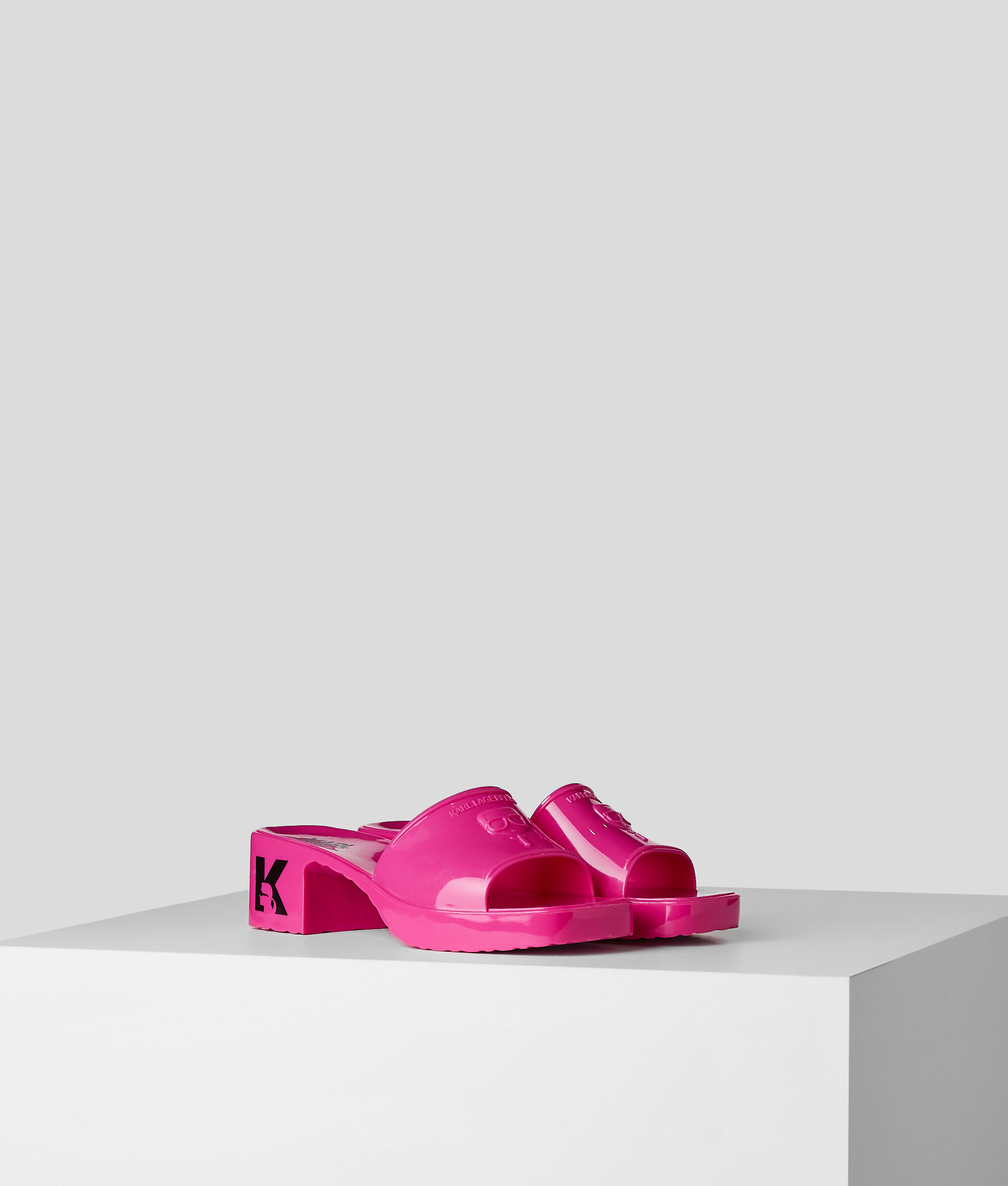 Mules Jelly Blok Heel Ikonic