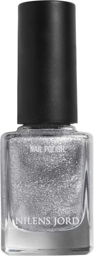 Nilens Jord Nail Polish Silver Glitter