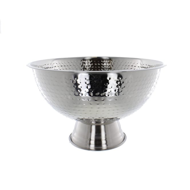 Champagnerkühler - silber - Metall, gehämmert - ø ca. 39 cm