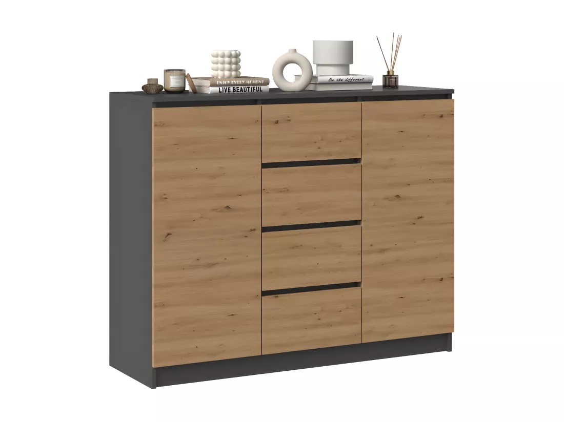 CARISE - Fauteuil de bureau ergonomique - Hauteur ajustable - Avec accoudoirs - Chaise de bureau pivotante