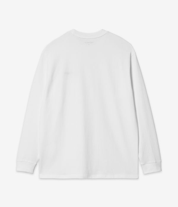 Carhartt WIP Script Embroidery Longsleeve (white black)