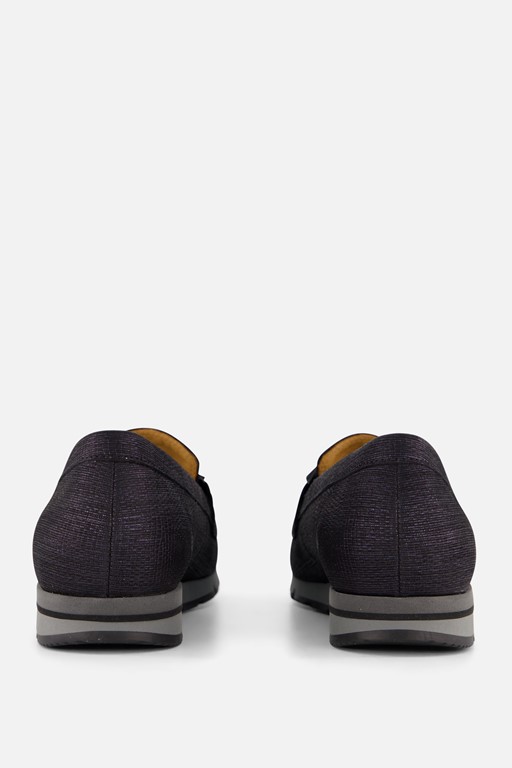 Gabor Instappers blauw Suede