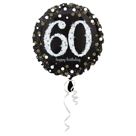 amscan Sparkling Birthday 60, 43 cm