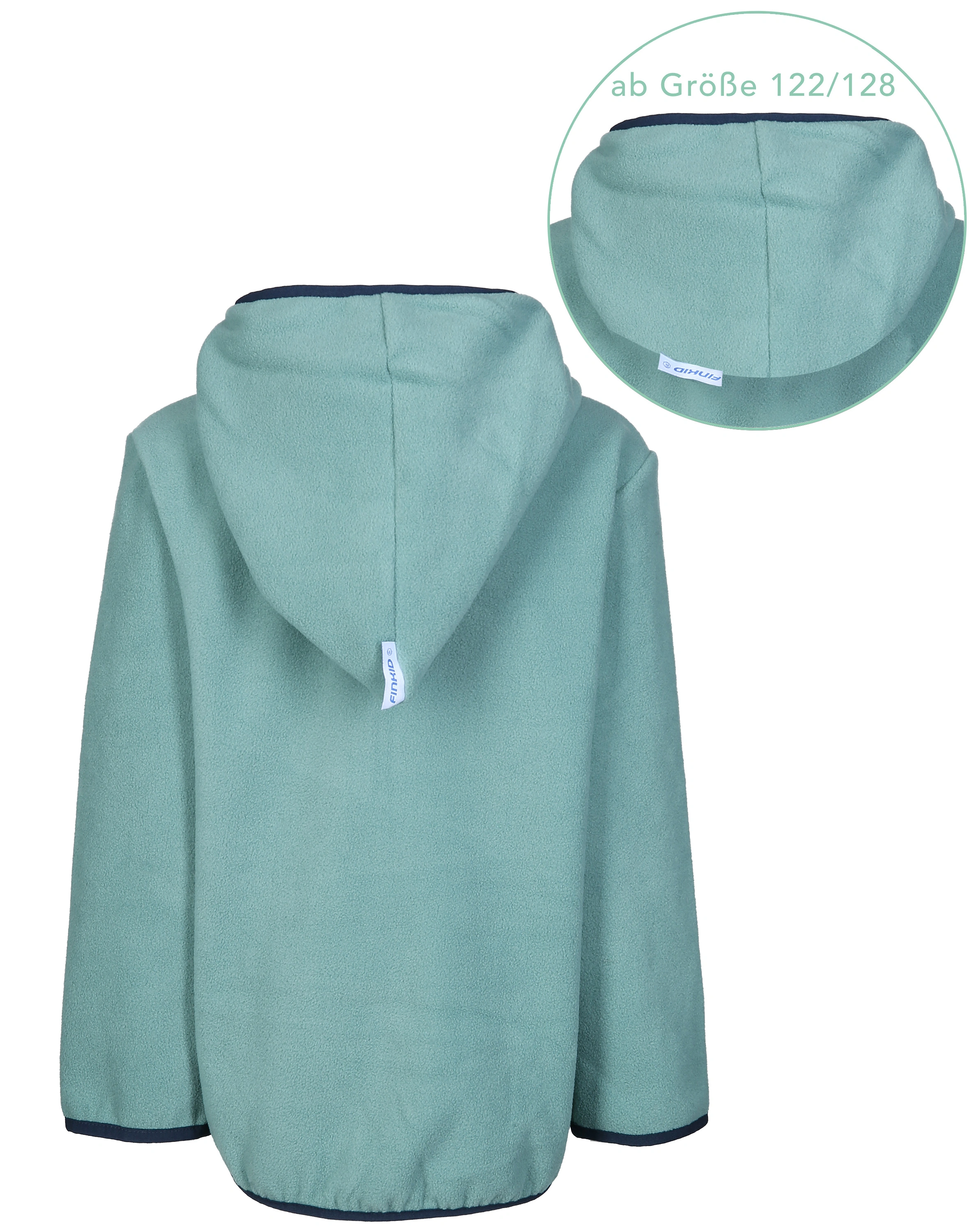Fleecejacke PAUKKU in trellis/navy