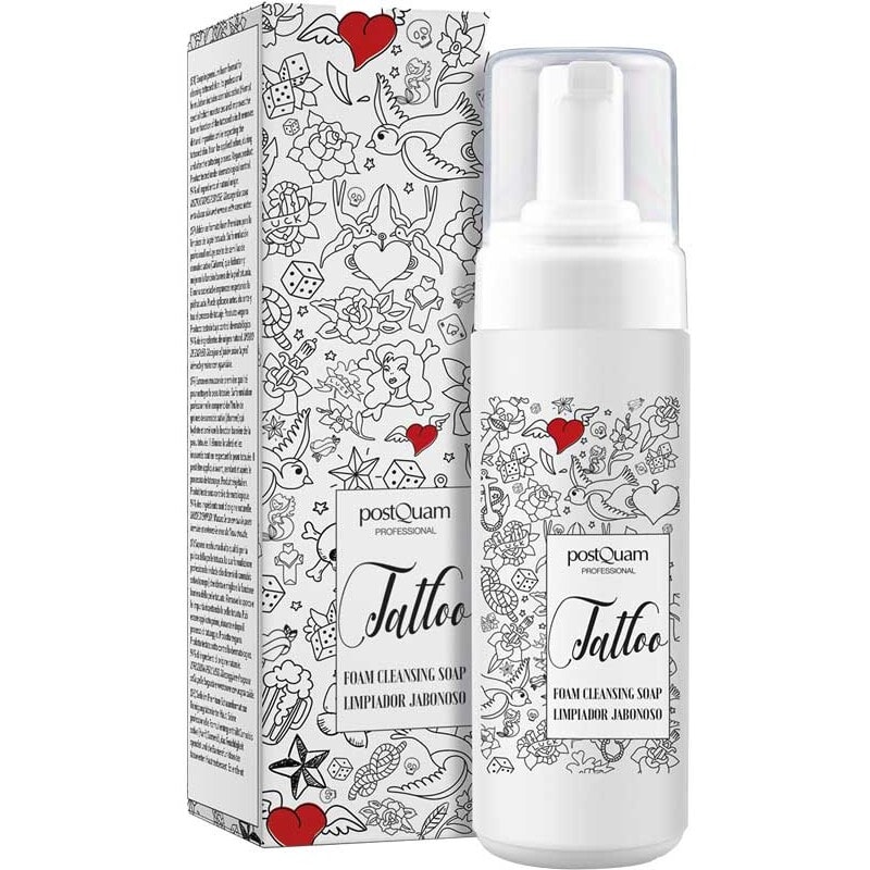 Mousse nettoyante - Tattoo - Peaux tatouées - 150 ml
