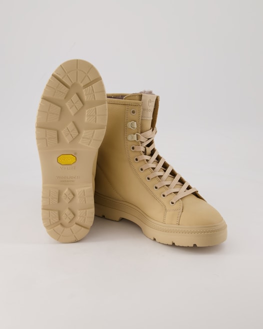 Woolrich Schnürstiefelette Winterstiefel in Beige