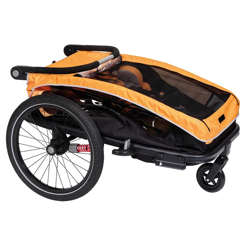 XLC Kids Trailer Duo S, Sykkelvogn<br>Trygg og solid vogn for 2 barn!