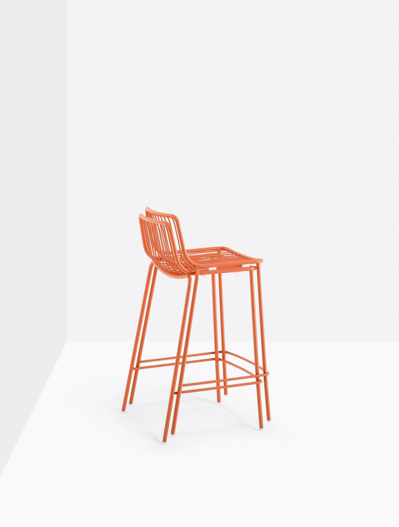 Pedrali Nolita barkruk 65 cm oranje