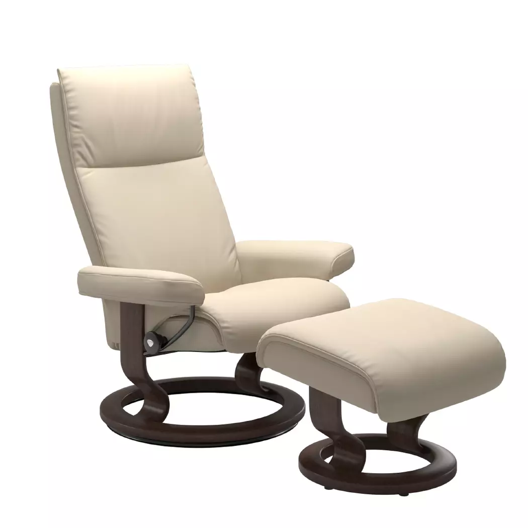 Sessel mit Hocker Aura Classic