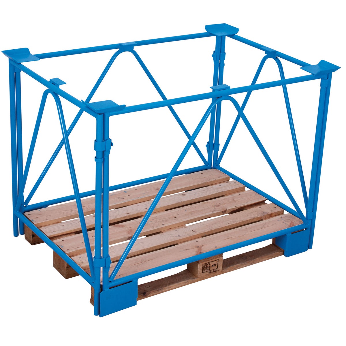 VARIOfit palletopzetrand type 68 van staal, afmetingen 1200x1000mm, hoogte 1000mm