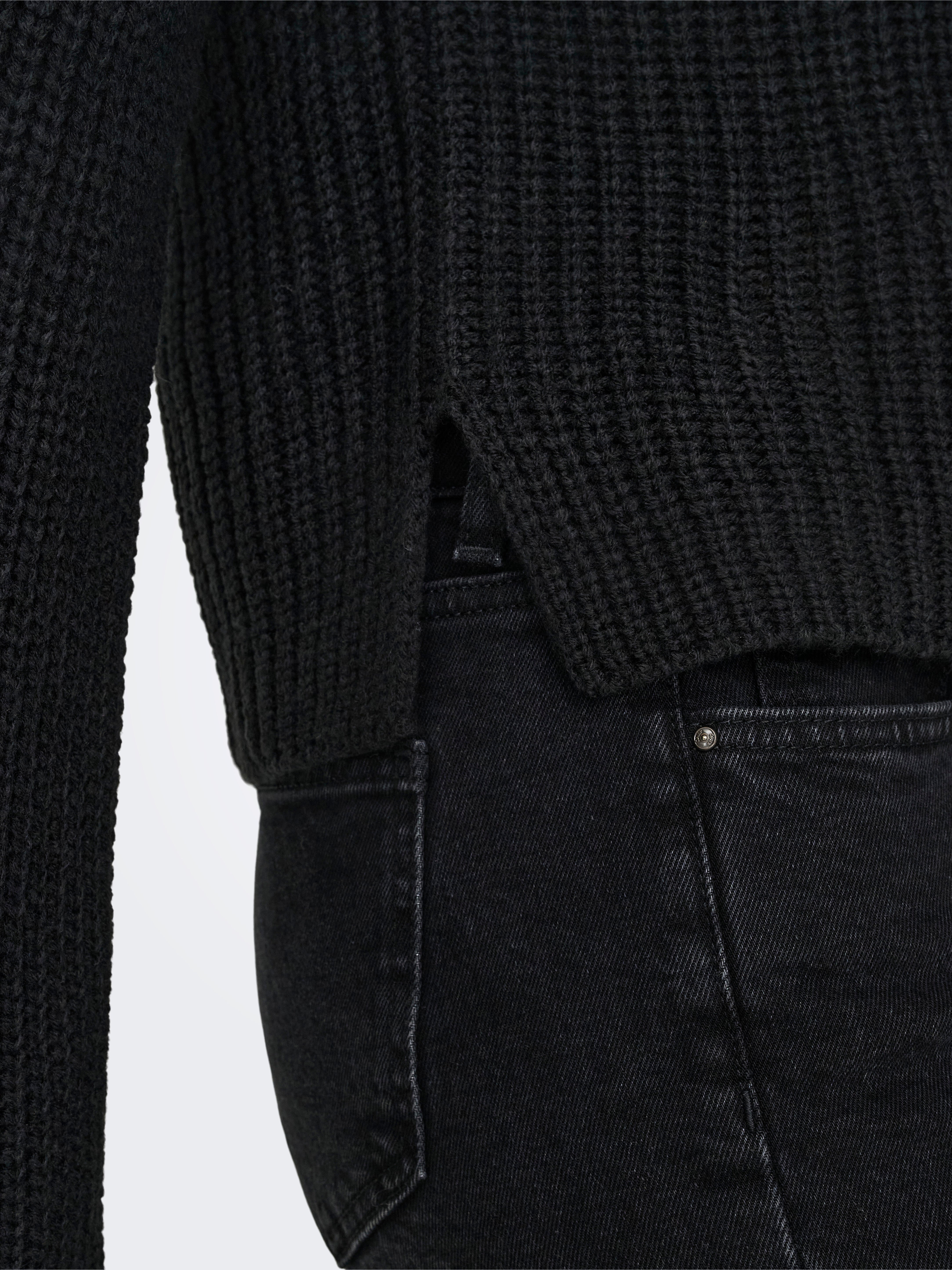 JDYJUSTY Strickpullover Black