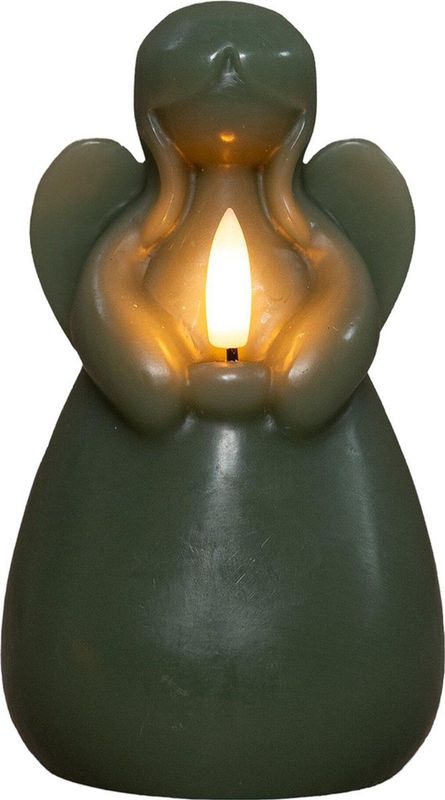 Anna's Collection - Engel - Led Kaars - Jade Groen - Wax - Led 3D Vlam