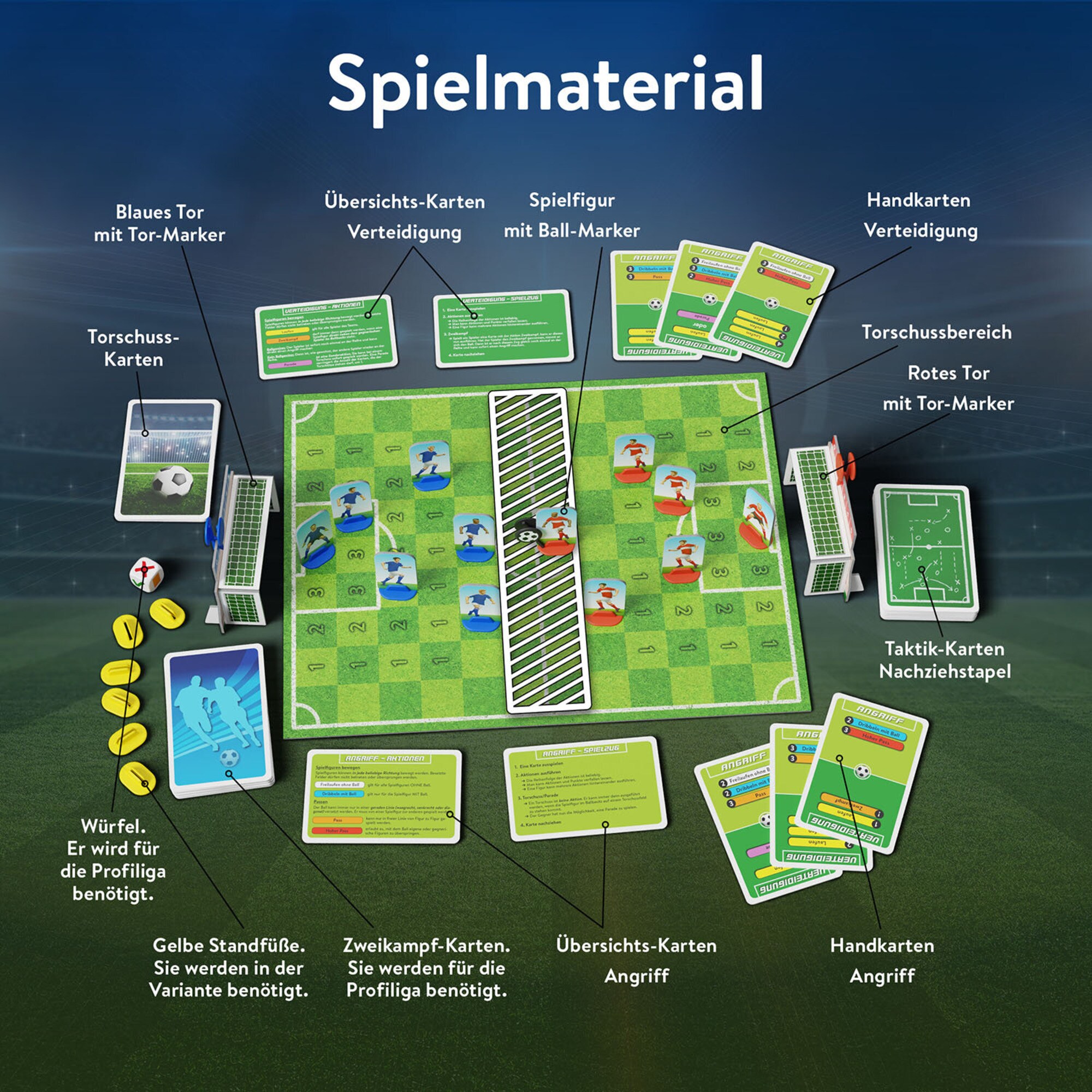 Kosmos Brettspiel Kicker Fußball-Duell