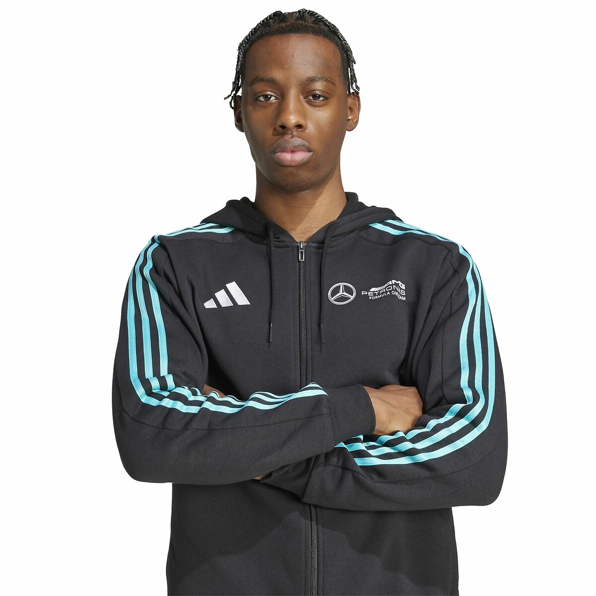adidas Performance<br>Moletom com zíper Mercedes-AMG Petronas Formula