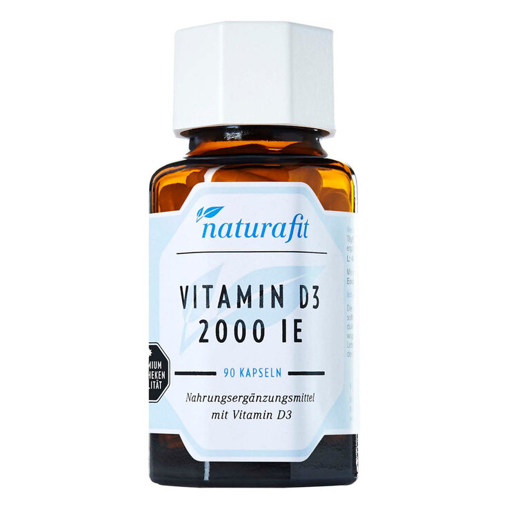 Naturafit Vitamin D3 2.000 I.E. Kapseln, 90 St
