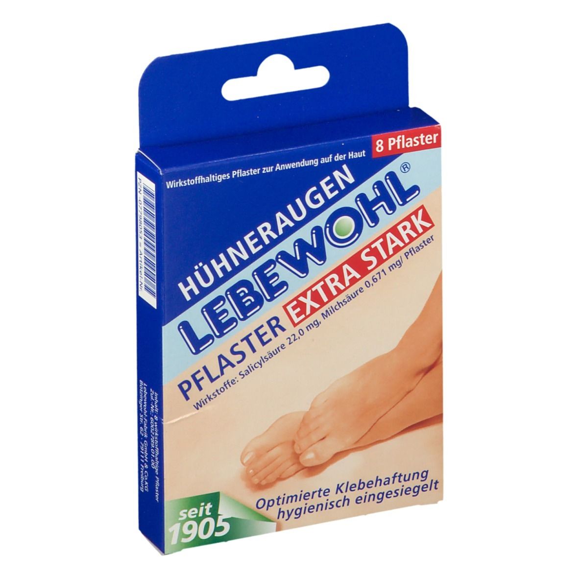 Lebewohl® Hühneraugenpflaster Extra Stark