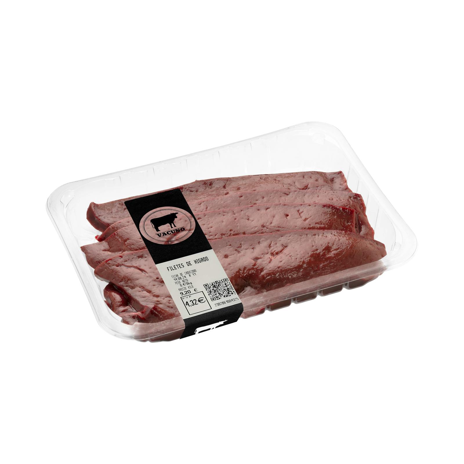 Filets de foie de bœuf