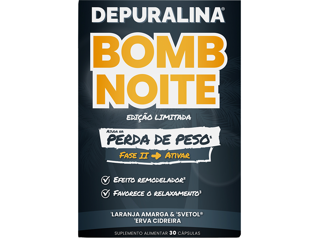 SUPLEMENTO DEPURALINA BOMB NOITE 30 CÁPS