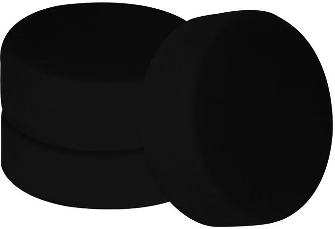 Carpoint - Extra Zacht Polijstspons - Zwart - Foam - 150 mm - 3 Stuks