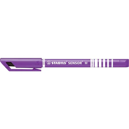 Fineliner mit gefederter Spitze - STABILO SENSOR M - medium - Einzelstift - lila