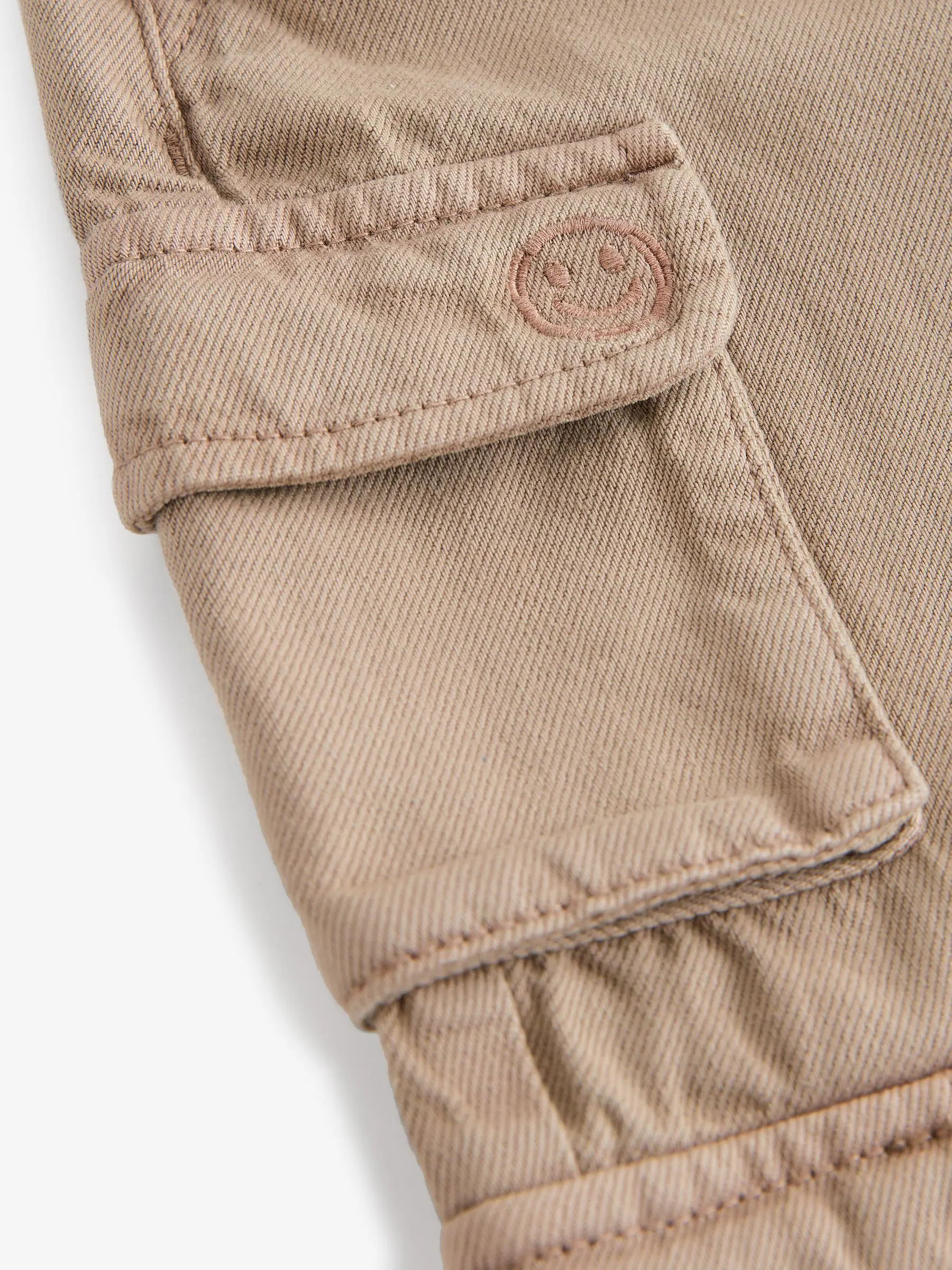 Lichtbruin - 100% katoenen Cargobroeken Jeans (3mnd-7jr)