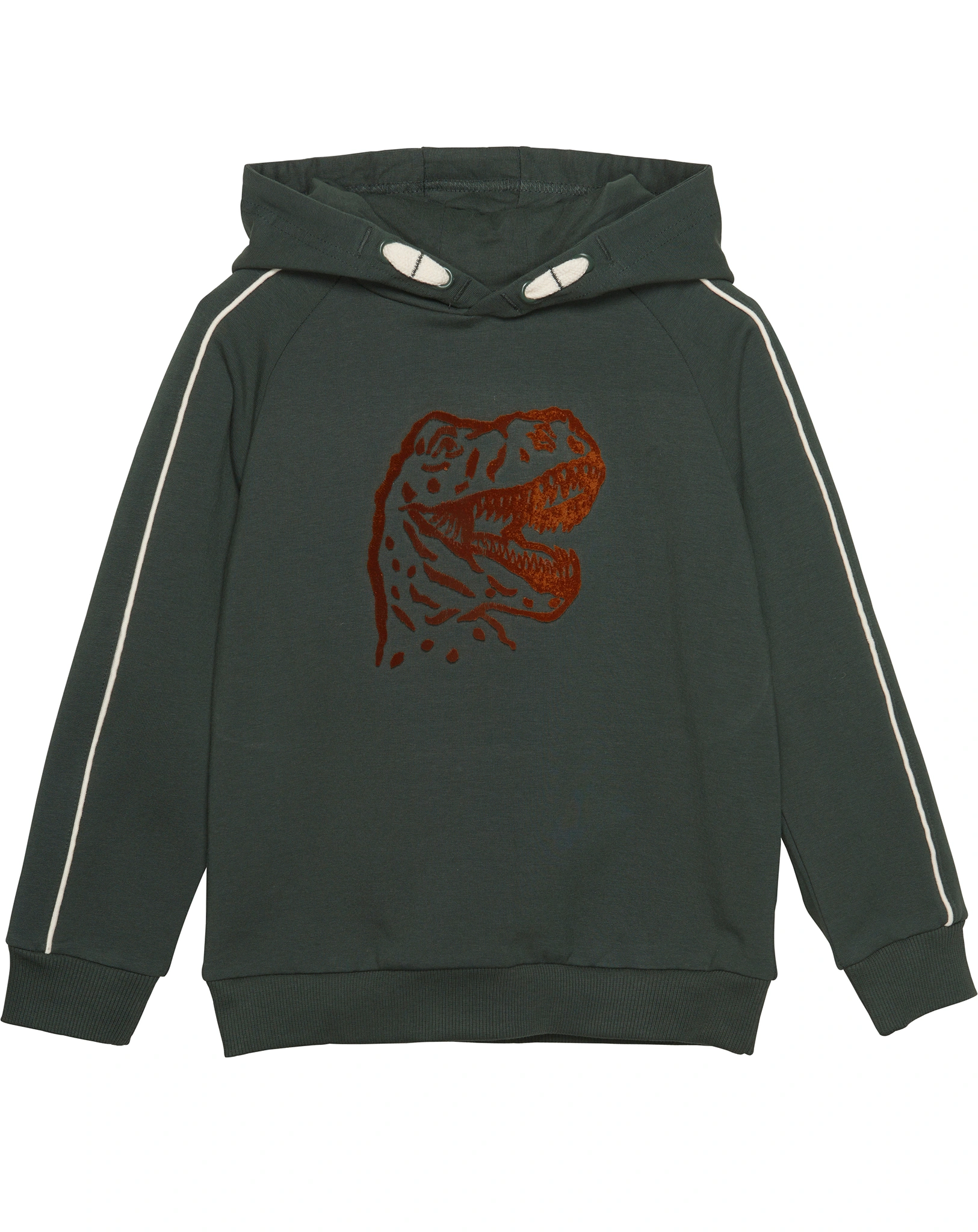 Kapuzensweatshirt T-REX in dunkelgrün