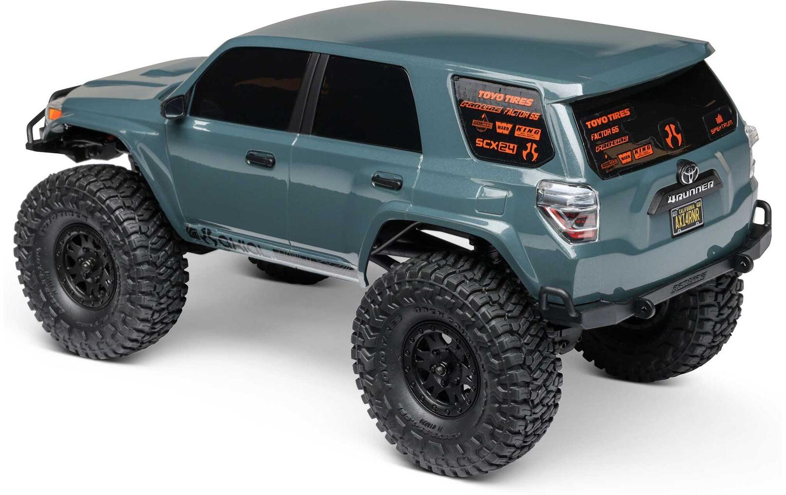 Scale Crawler SCX24 Toyota 4Runner 1:24 RTR - Grau<br>Rock Crawler Brushed 4WD mit Akku & Ladegerät