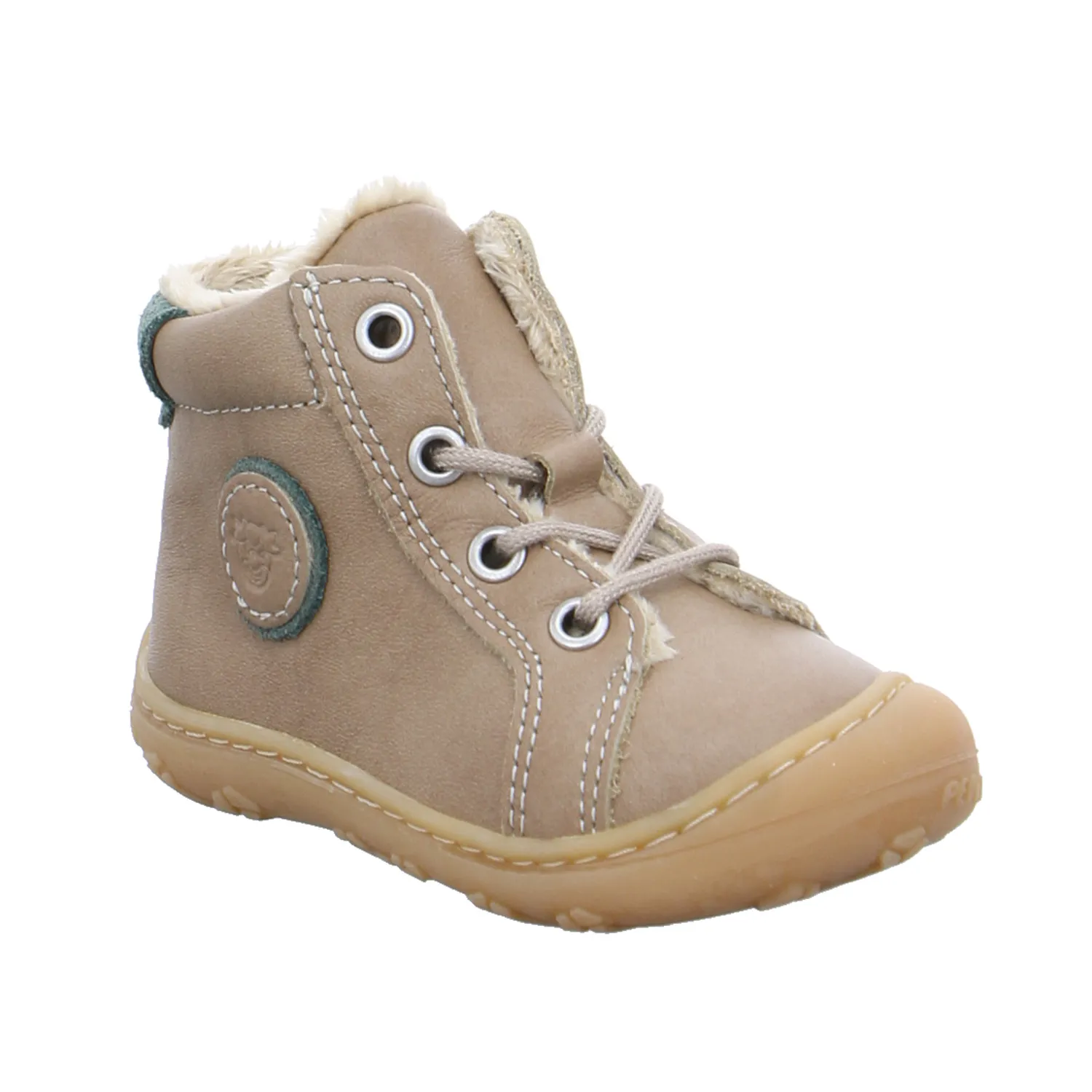 PEPINO Lauflernschuh Beige Leder  unisex Bottine