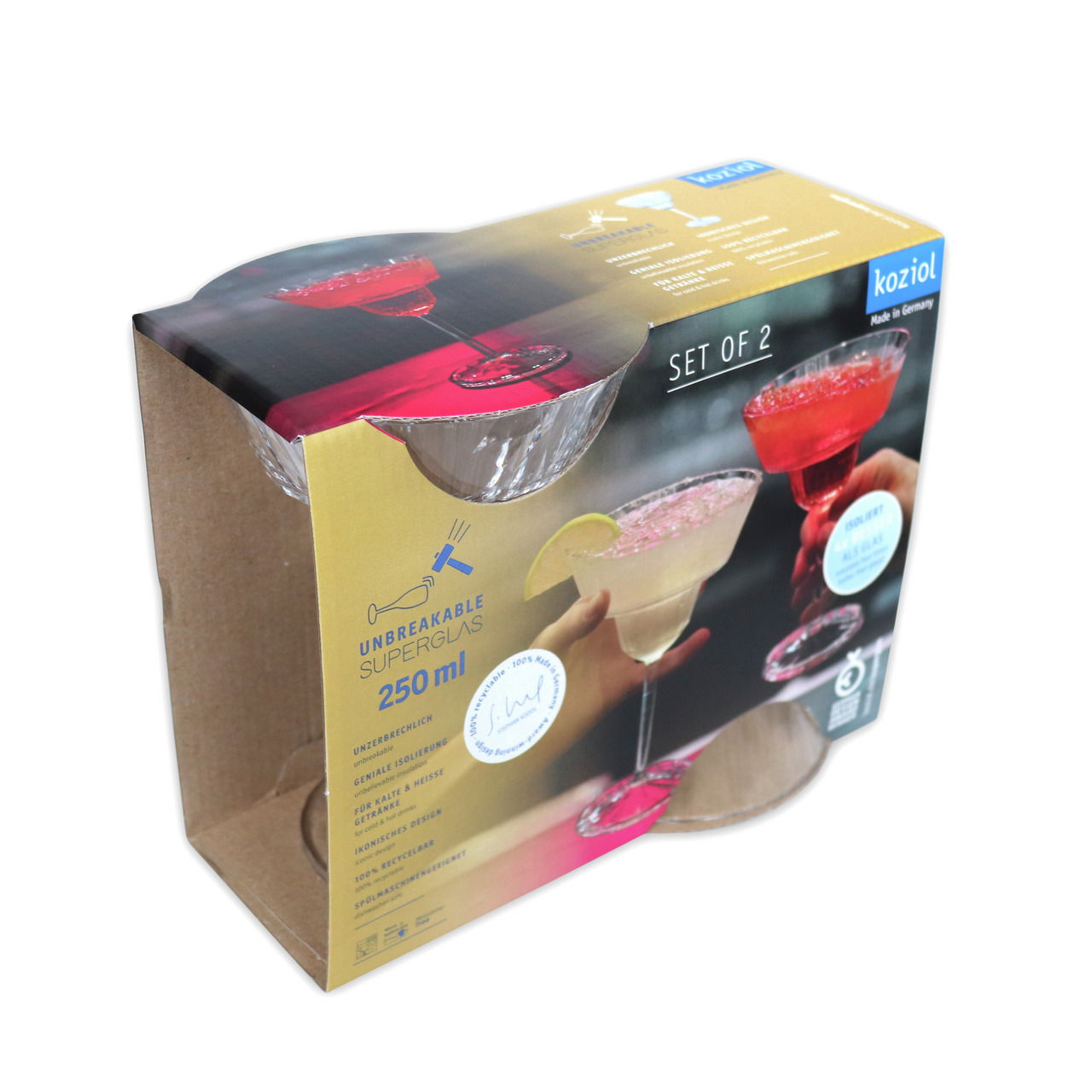 Koziol Superglas 2er-Set Club NO. 16