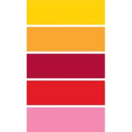 Seidenpapier 50x70cm 10 Bögen uni gelb/orange/rot/bordeaux/rosa