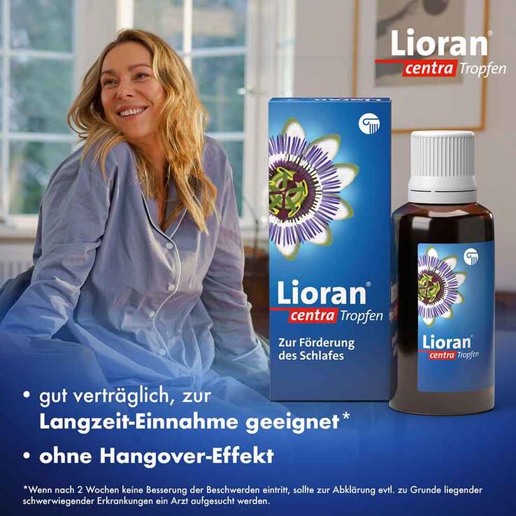Lioran centra Tropfen zur Förderung des Schlafes, 50 ml