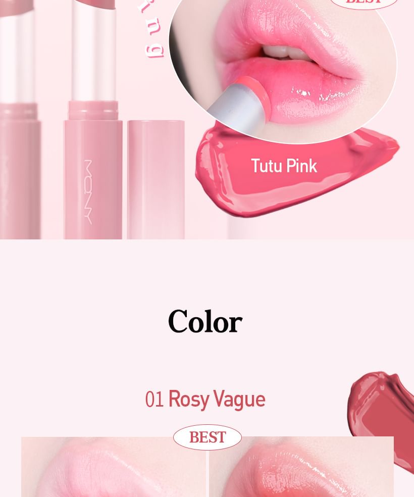 MACQUEEN - Glow Melting Lipstick - 5 kleuren