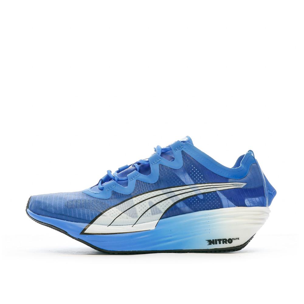 Puma Chaussures de Sport Bleu/Rouge Femme Puma Fast-fwd Nitro E