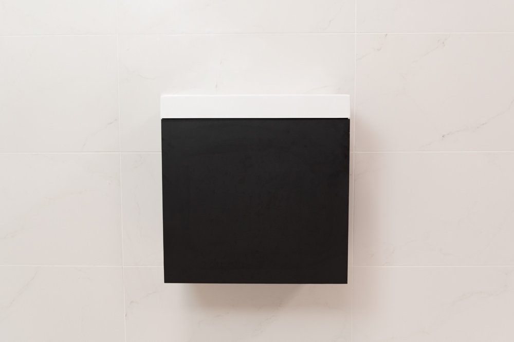 Sanigoods Minimo fontein onderkast 40cm zwart mat