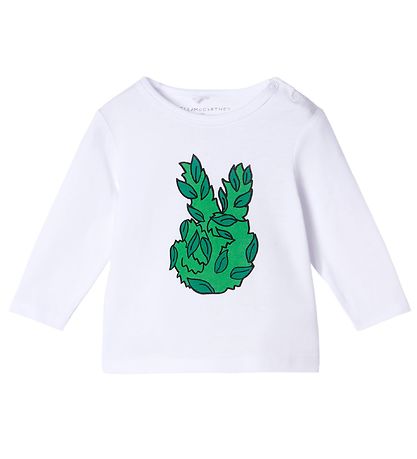 Stella McCartney Kids Kinderbluse - Peace Leaf - Weiß