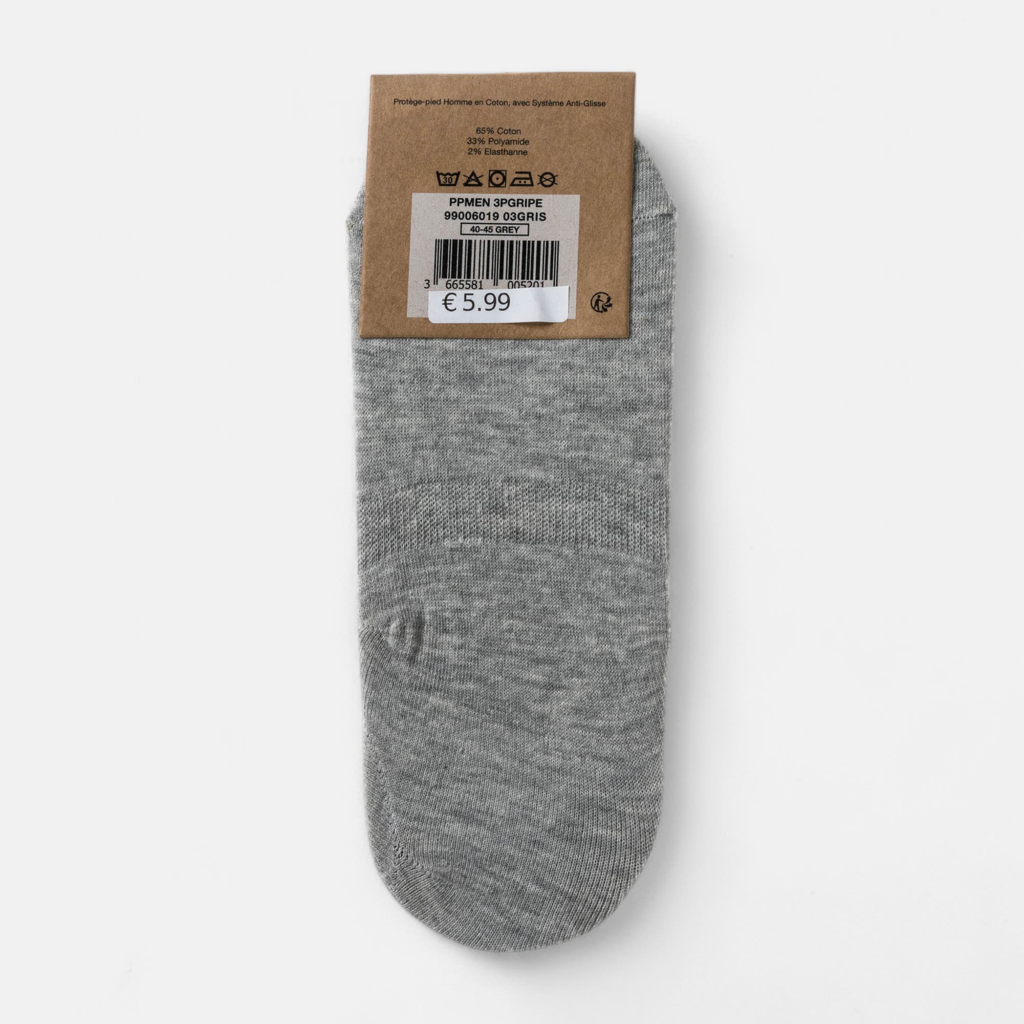 Chaussettes Homme gris