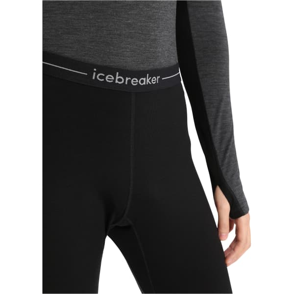 Collant thermique ICEBREAKER M ZONEKNIT 200 LEGGINGS BLK/JET HTHR/CB