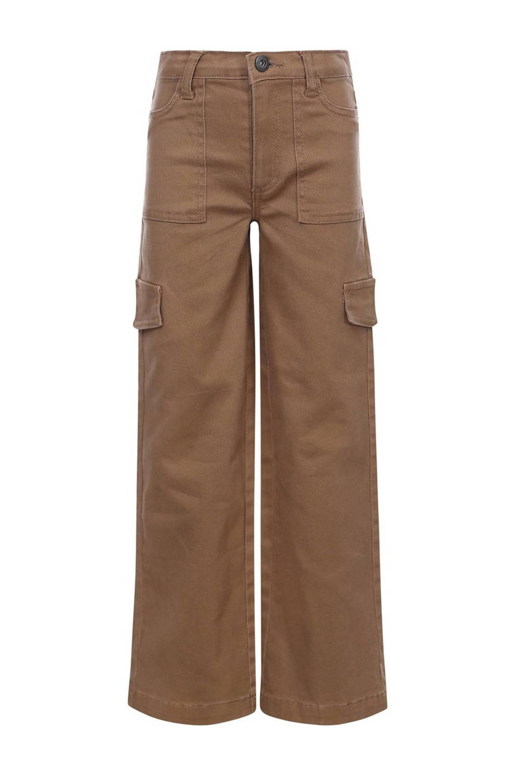 LOOXS high waist loose fit cargobroek capuccino