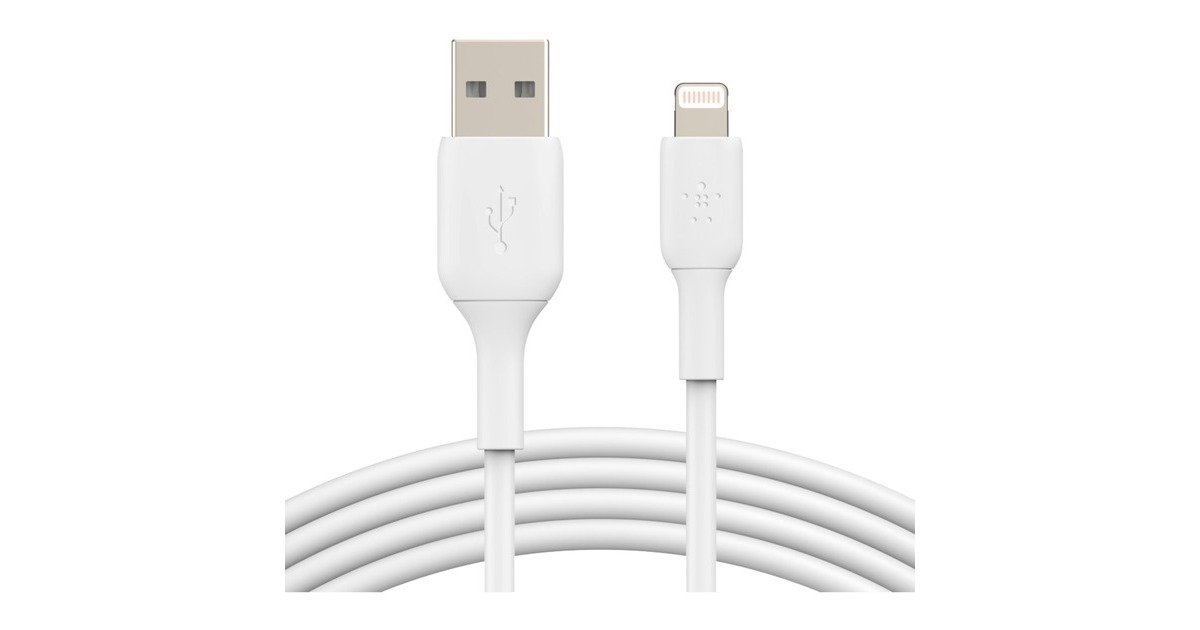 BelkinBoost Charge Lightning naar USB-A kabel 3 meter  (Wit, CAA001bt3MWH)