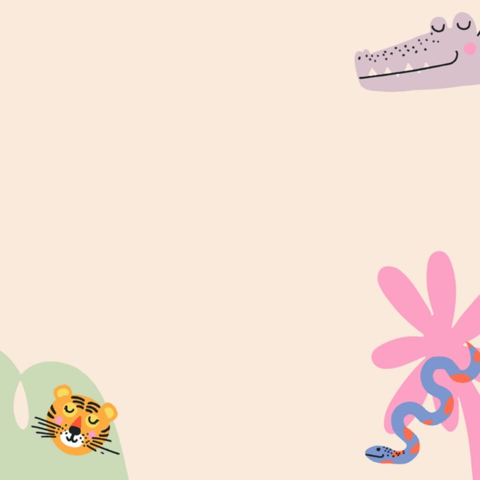 Greetz | Dierendag kaart | Illustratie | Dieren
