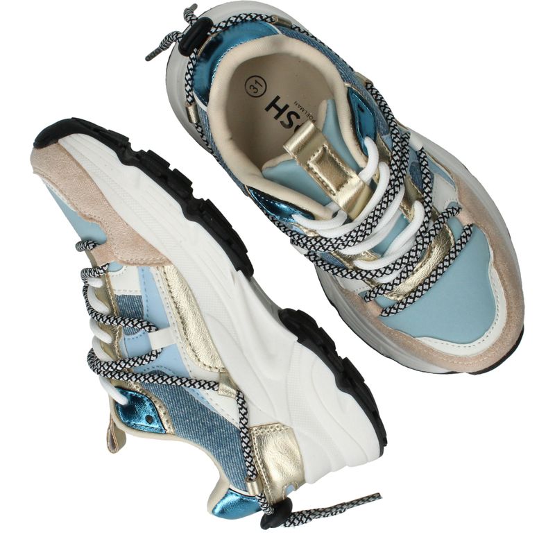 POSH by Poelman Sneakers Blauw Meisjes