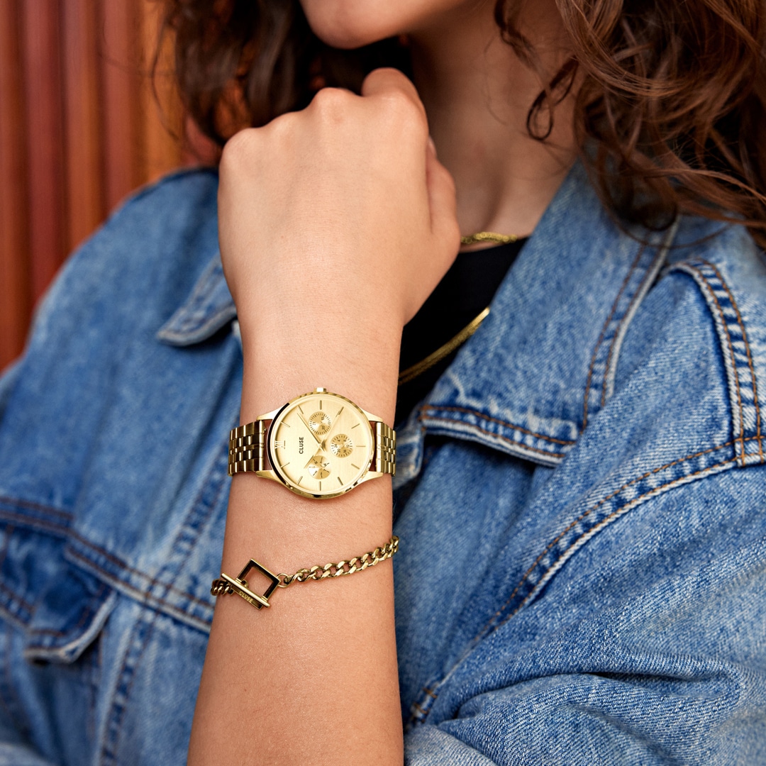 Cluse Minuit Multifunction Gold
