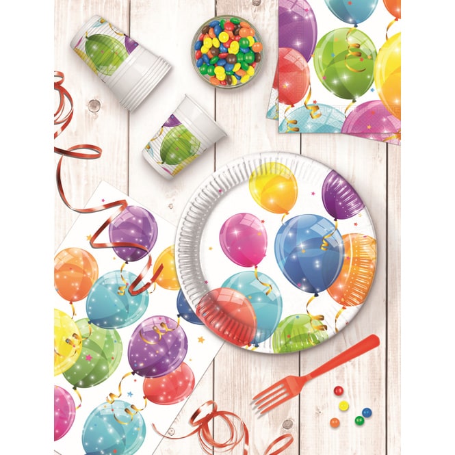 20 Servietten - Luftballons - ca. 33 x 33 cm
