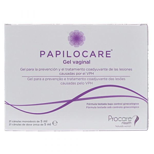 Papilocare Gel Vaginal Canula 21x5ml