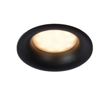 Lucide badkamer inbouwspot Ziva IP44 zwart