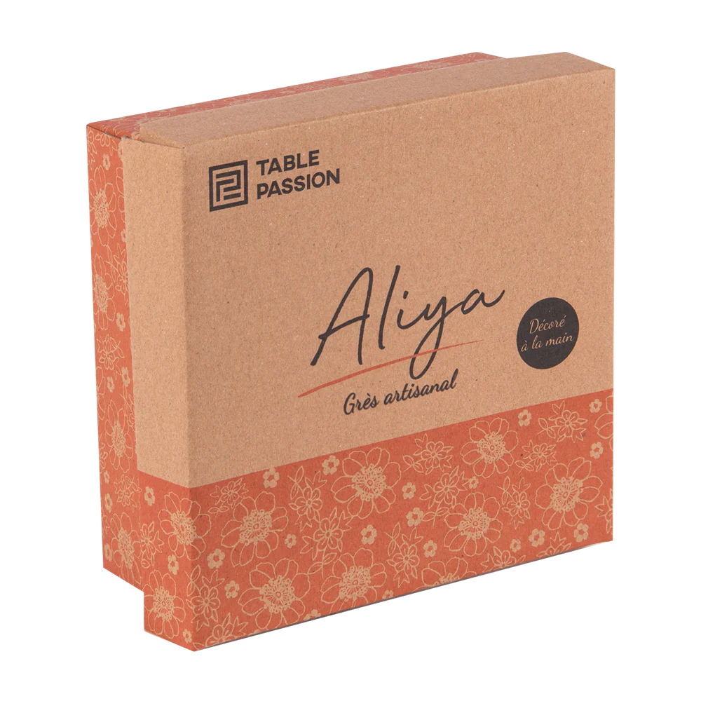 Coffret de 4 gobelets à thé Aliya 7 cm Table passion