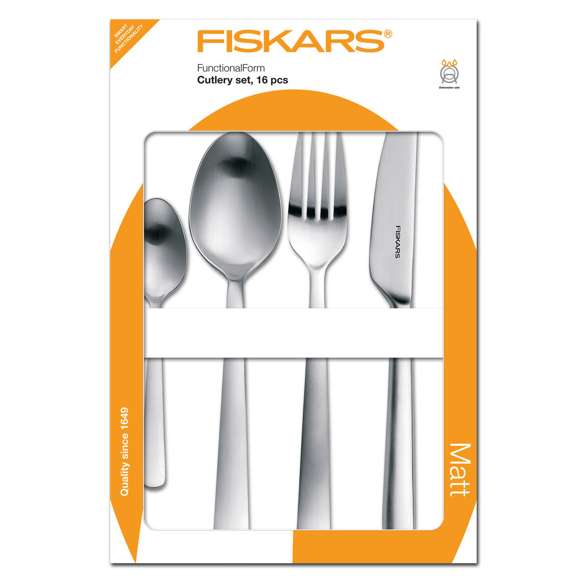 Functional Form Bestikksett 16 Deler Matt