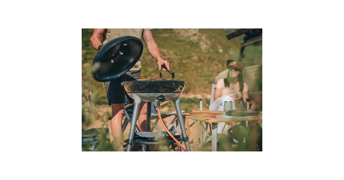 CadacCarri Chef 50 gasbarbecue / Plancha  (Zwart, ø 50cm)