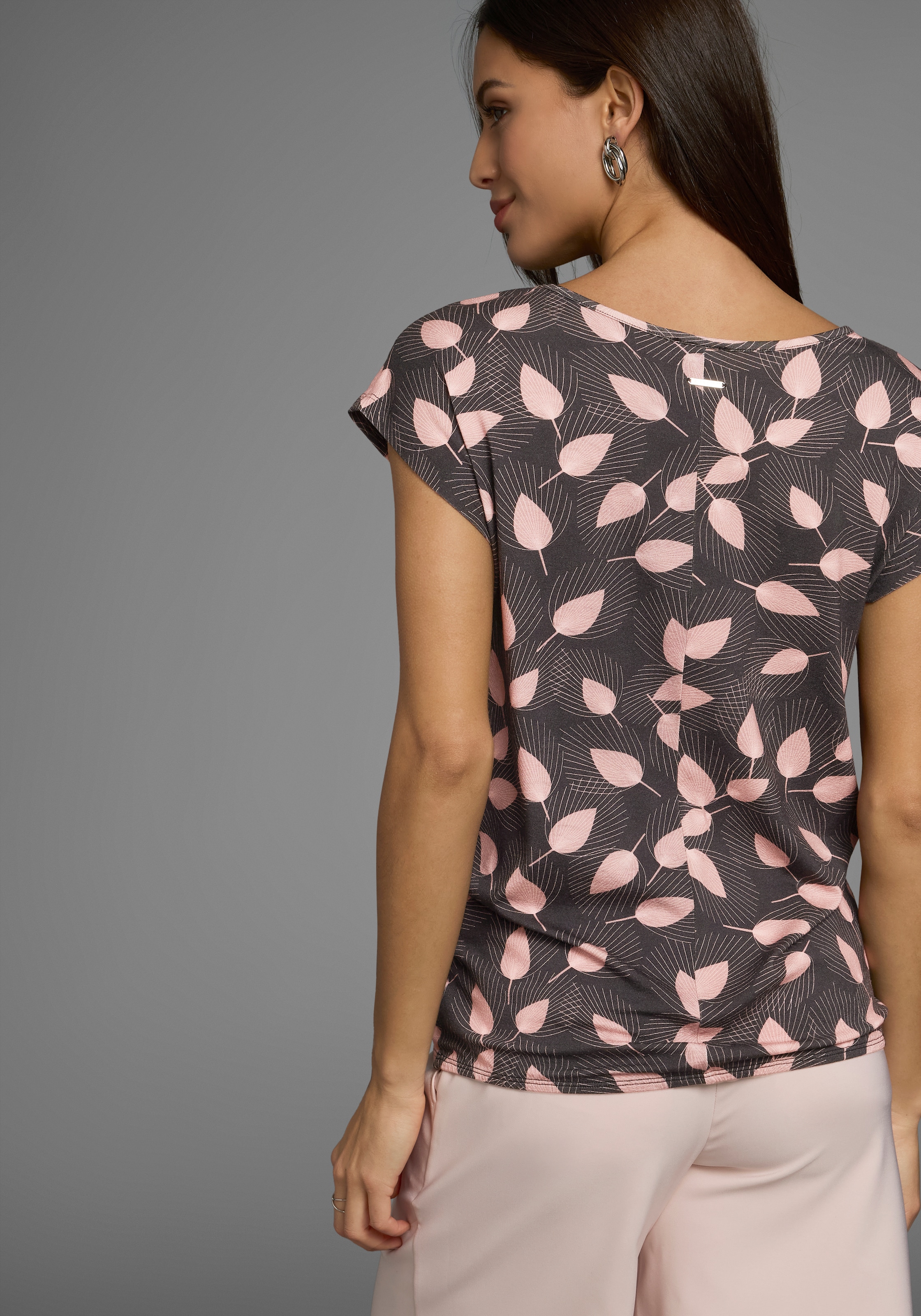 Laura Scott Print-Shirt, 2 Stk. mit floralem Print